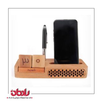 هولدر تقویم دار چوبی موبایل