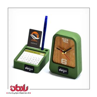 ست ساعت و تقویم رومیزی بتنی BT11